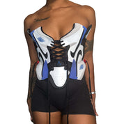 AJ-1 x FMG ROYAL BLVCK TOE SNEAKER CORSET