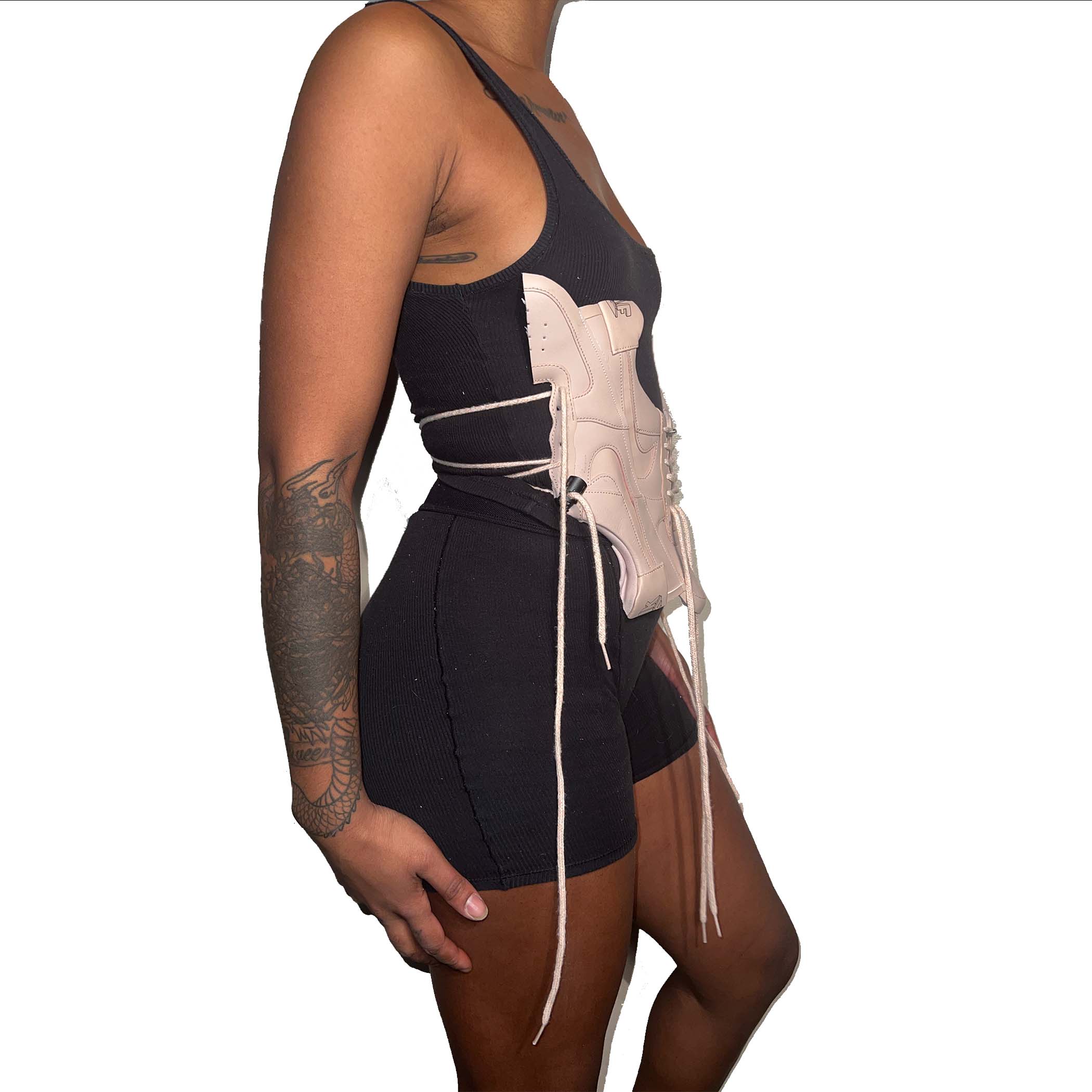AF-1 x FMG PALE PINK SNEAKER CORSET