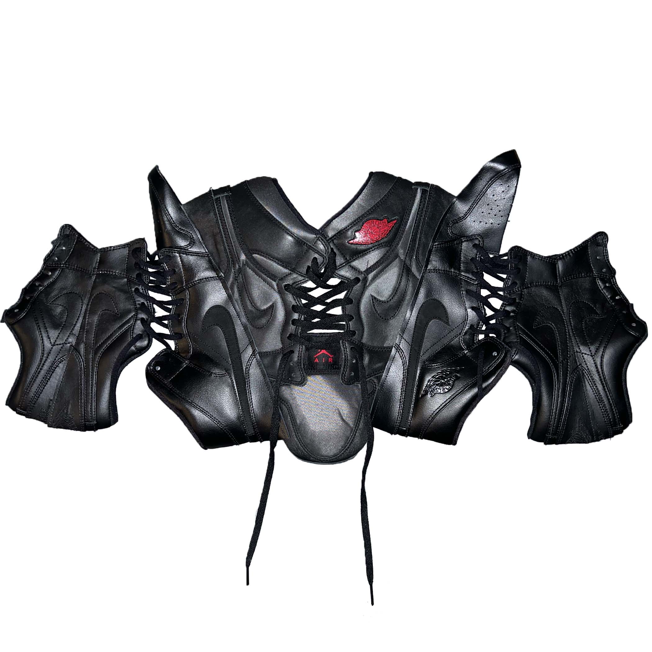 AJ-1 x FMG RED MIDNIGHT SNEAKER CORSET